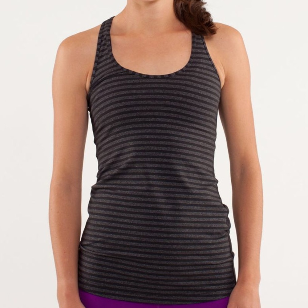 Lululemon Cool Racerback Half Micro Macro Black 6